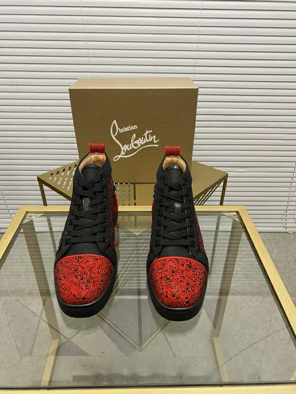 christian louboutin high top chaussures pour homme s_120b76a2